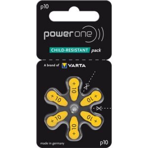 Power One EVOLUTION MF Batteries, size 10 (10 cards of 6 batteries)